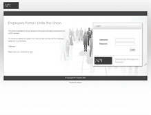 Tablet Screenshot of employers.unitetheunion.org